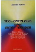 Teo-ontologia wobec onto-teologii