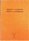Autorów i wydawców dialogi z czytelnikami