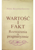 Wartość i fakt rozważania o pragmatyzmie
