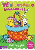 Wielkanocne kolorowanki. Koszyczki