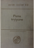 Pisma krytyczne