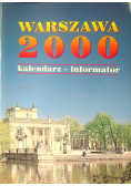 Warszawa 2000 kalendarz informator