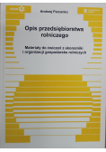 Opis przedsiębiorstwa rolniczego