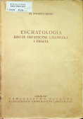Eschatologia Rzeczy ostateczne człowieka i świata