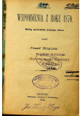 Wspomnienia z roku 1870 1894 r