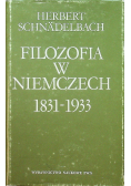 Filozofia w Niemczech 1831 1933