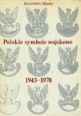 Polskie symbole wojskowe 1943 - 1978