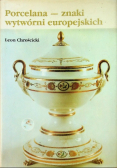 Porcelana znaki wytwórni europejskiej