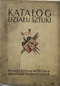 Katalog działu sztuki 1929 r.