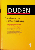Duden 1 Die Deutsche rechtschreibung