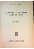Słownik kościelny Łacińsko - Polski