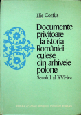 Documente Privitoare La Istoria Romanilor
