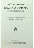 Kazania i pisma Co najprzedniejsze Reprint