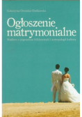 Ogłoszenie matrymonialne