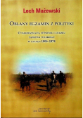 Oblany egzamin z polityki