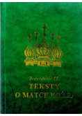 Prawosławie II Teksty o Matce Bożej