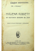 Higjena kobiety we wszystkich okresach jej życia 1925 r.