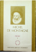 Michel de Montaigne Próby Tom I