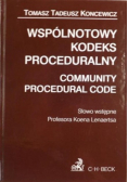 Wspólnotowy kodeks proceduralny Community Procedural Code Nowy