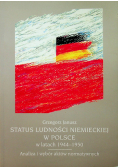 Status ludności Niemieckiej w Polsce w latach 1944 1950