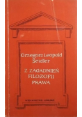 Z zagadnień filozofii prawa