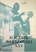 Rocznik warszawski XXV