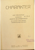 Charakter 1920 r.