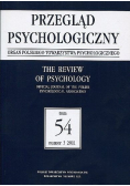 Przegląd psychologiczny tom 54
