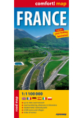 France road map 1:1 100 000