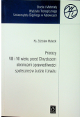 Prorocy VIII i VII wieku przed Chrystusem obrońcami sprawiedliwości społecznej w Judzie i Izraelu