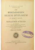 De Meditationibus Rerum Divinarum 1883 r