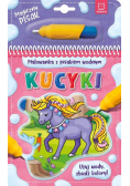 Malowanka z pisakiem wodnym Kucyki