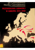 Przesiedlenia ludności w Europie 1915 do 1959