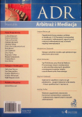 ADR Arbitraż i Mediacja Nr 4 / 08
