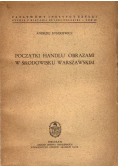 Początki handlu obrazami w środowisku warszawskim