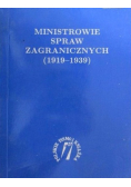 Ministrowie spraw zagranicznych ( 1919 - 1939 )