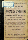 Sposób odmawiania i śpiewania Różańca Świętego 1904 r.