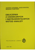 Obliczenia z chemicznych i instrumentalnych metod analizy