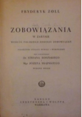 Zobowiązania w zarysie według polskiego kodeksu zobowiązań 1948 r.