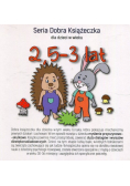 Seria Dobra Książeczka dla dzieci w wieku 2,5-3 lat
