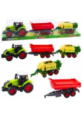 Traktor rolniczy z przyczepą