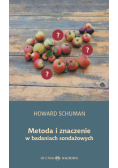 Metoda i znaczenie w  badaniach sondażowych