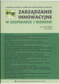 Zarządzanie innowacyjne w gospodarce i biznesie nr2/2008