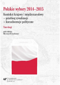 Polskie wybory 2014  2015 Tom 2