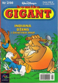 Komiks Gigant Indiana dżems i świątynia małp