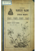 Nowy wianuszek majowy z tajemnic życia Maryi 1906 r.