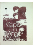 Zapiski o Annie Achmatowej