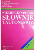 Niemiecko-polski słownik tautonimów