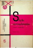 Style zarządzania