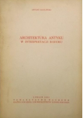 Architektura antyku w interpretacji baroku
